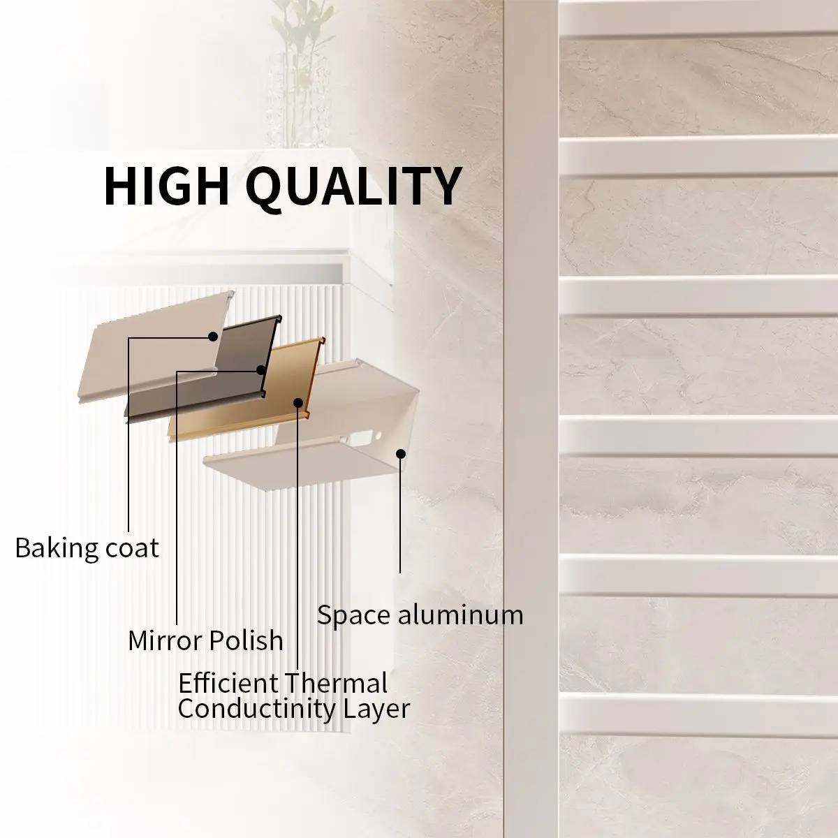 Bathroom Electric Towel Rack Drying Rack Amazon Electric Floor Towel Rack US Standard European Standard Plug Touch Screen