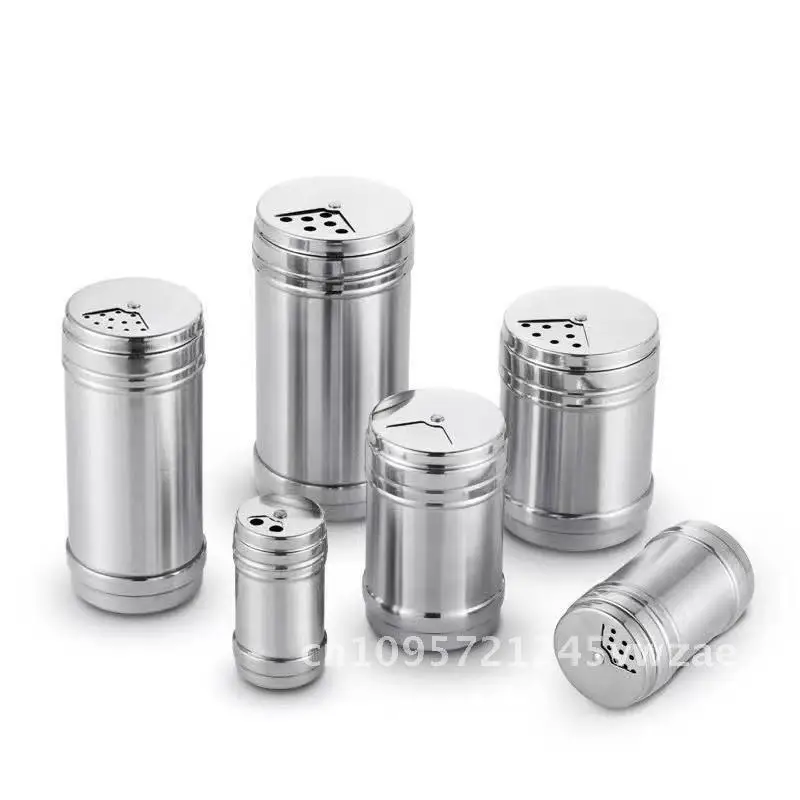 

Stainless Steel Seasoning Bottle Barbecue Sprinkle Jar Kitchen Commercial Stall Outdoor Sprinkle Jar Pepper Bottle Seasoning Bot