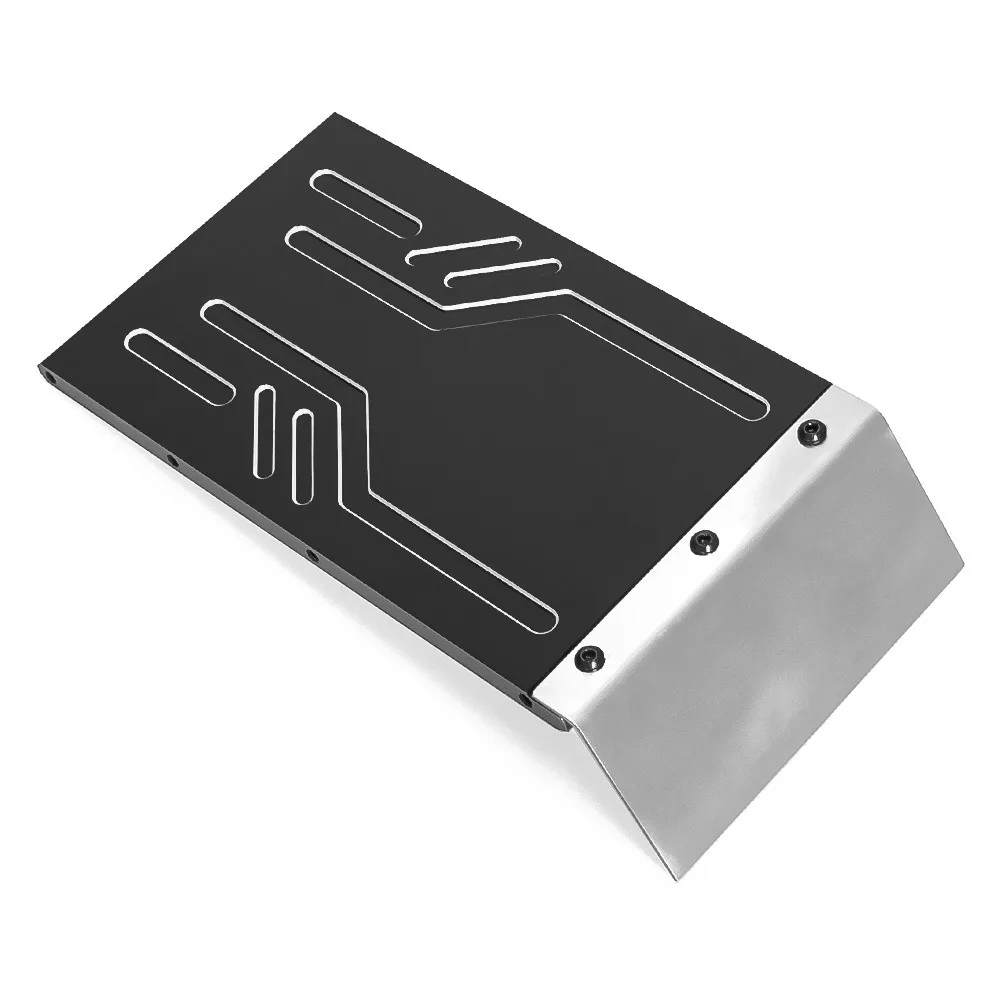 

For﻿ MK07 JK07 Metal Stainless Steel Chassis Armor Guard Protection Protector Skid Plate 1/7 RC Car Upgrade Parts Accessories