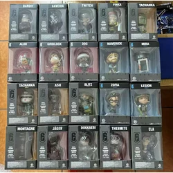 Genuine Rainbow Six Siege R6 Q Version Doll 10cm Figure Toy Thermite Action Figure Hot Desktop Decor Christmas Gift Toy For Boy