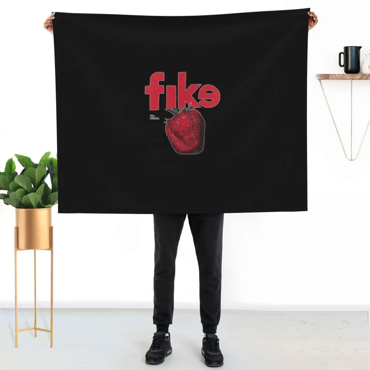 Fike Dominic Throw Blanket Polar Personalized Gift Thins funny gift Custom bed plaid Blankets