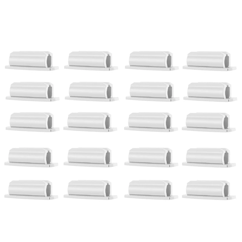 Adesivo Silicone Pen Holder para Mesa e outras superfícies, conjunto de 20