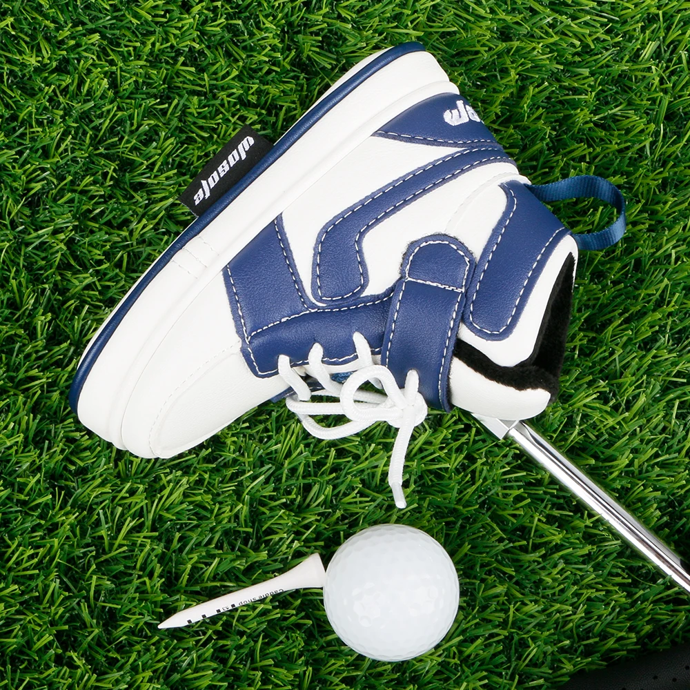 Free Shipping Golf Iron Club Headcover Golf Putter Cover Fun Shoe Shaped Blade Putter Cover PU Golf Club Cover