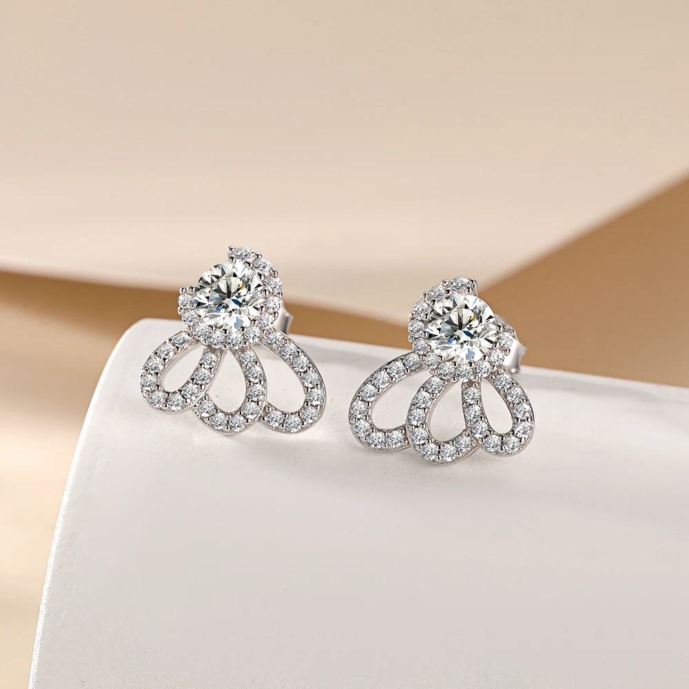 

Women Jewelry 925 Sterling Silver Earrings Cubic Zirconia Earrings