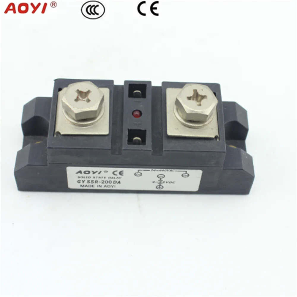 AOYI 150A ~ 300A DC-AC Dc signaalcontrole Ac Load Relay Module Type/Power Solid State Relay