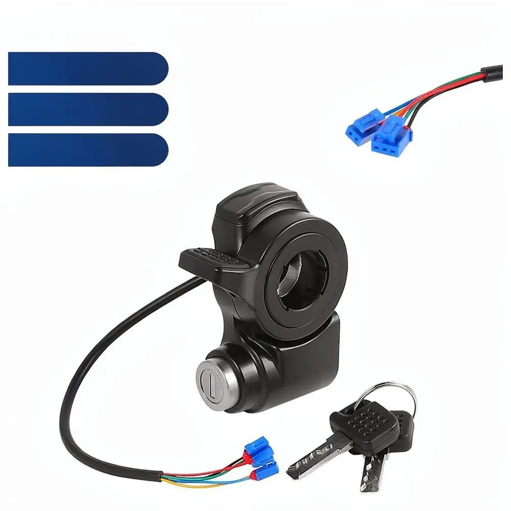 Electric Scooter Key Ignition Switch For For KuKirin A1 G2 Max G2 Pro Theft Prevention Power Lock Replacement Module