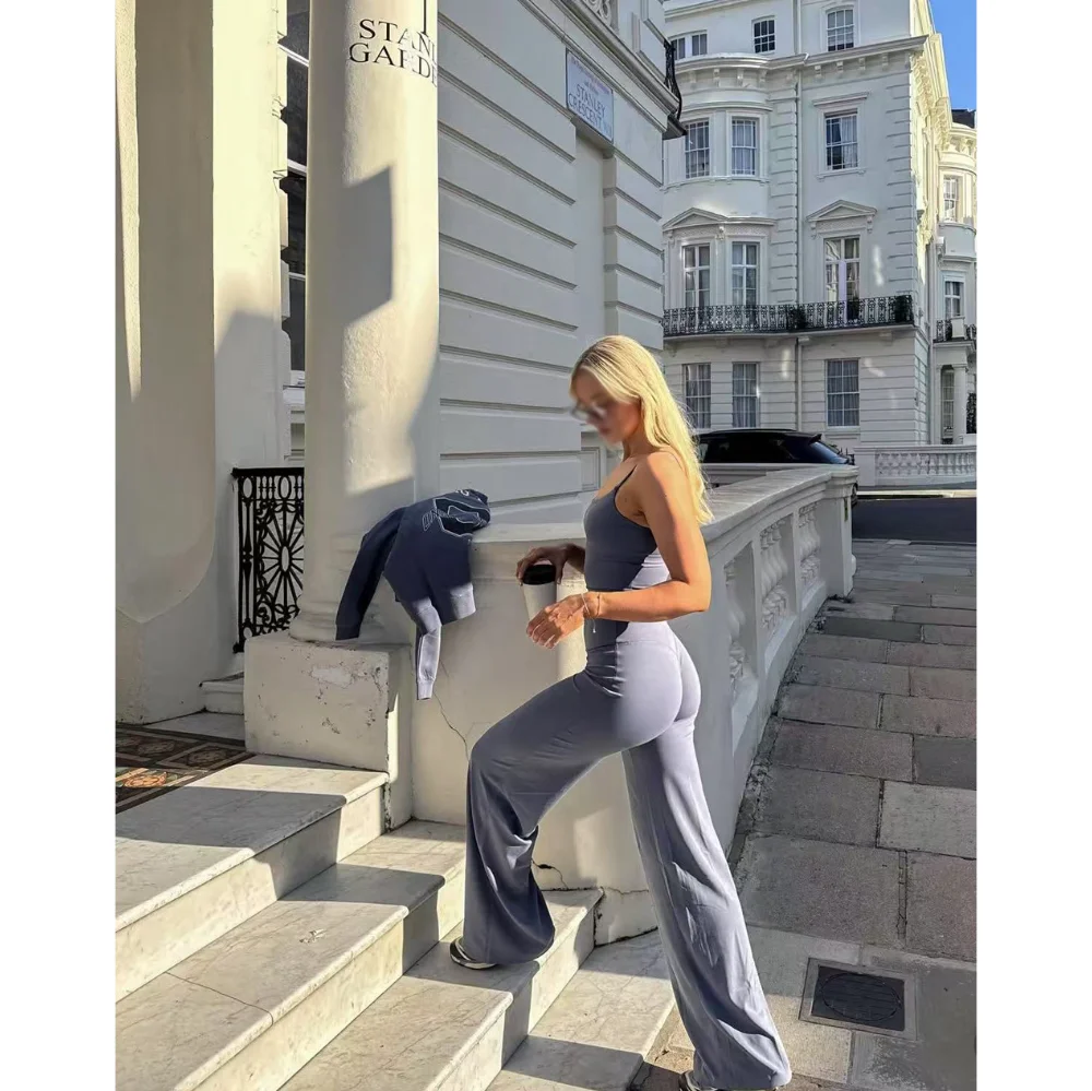 

Women's High-waisted Bare-look Butt-lifting Loose Fit Slimming Sporty Outdoor Yoga Pants