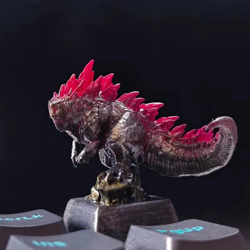 

Godzilla mechanical keyboard fluorescent keycap personalized handmade creative three-dimensional resin ESC keyboard keycap gift