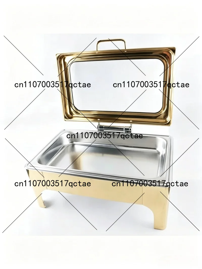 

Stainless Steel Chafing Dish Set Buffet Food Warmer Fuel Pan Serving Tray Catering