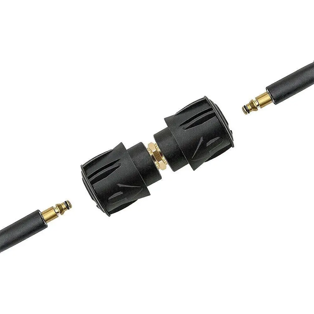 Black High pressure quick connector Universal Water Pipe Extension Accessories High pressure hose adapter for Karcher