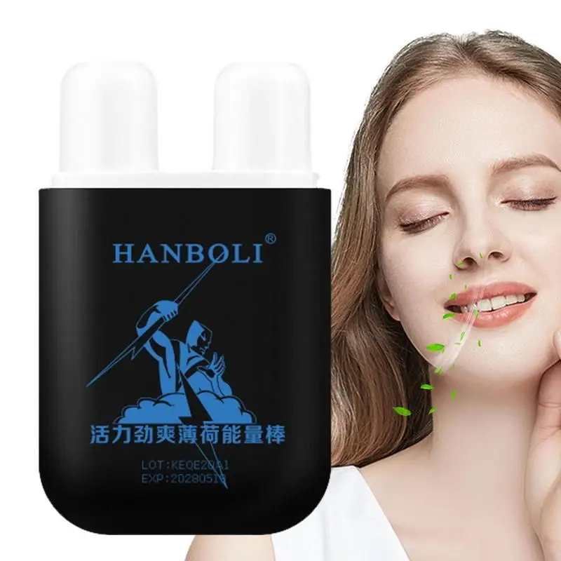 

Aromatherapy Inhaler Nose Inhaler Double-Hole Refreshing and Portable Diffuser Sniffer for Driving Energy Boost