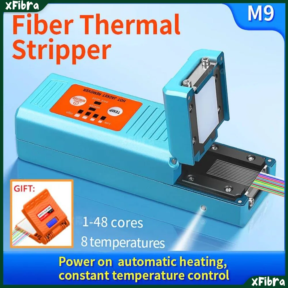 

AUA-M9 Optical Thermal Stripping Pliers Fiber Cable Heating Stripper FTTH Wire Slitter Tool