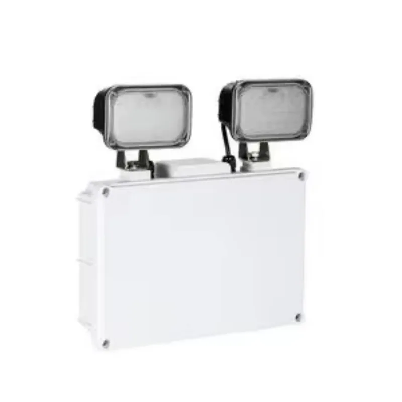 Double head LED rechargeable fire emergency exit light