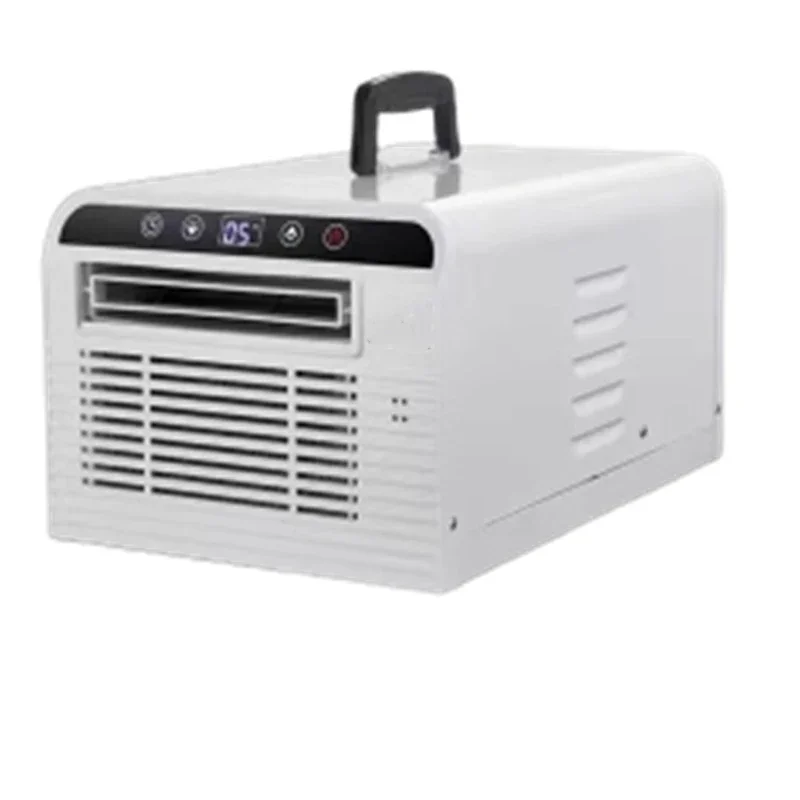 Portable air conditioner that requires no drainage and no installation; suitable for mosquito nets, pets, and beds.