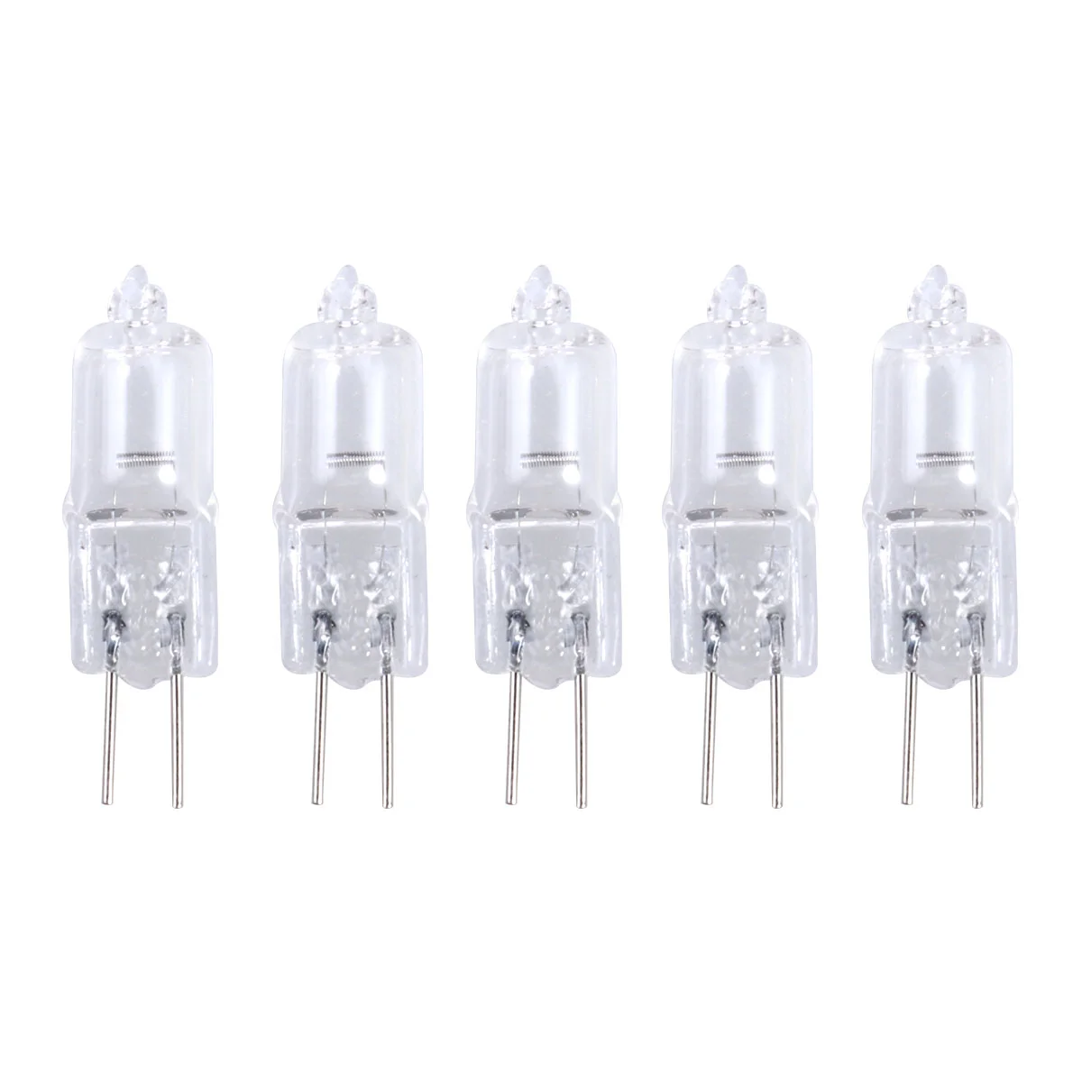 5 Pcs 20W 12V 2900K G4 Base Bi-Pin Crystal Lamp Halogen Bulbs for Cabinet Lighting Spotlight g4 light