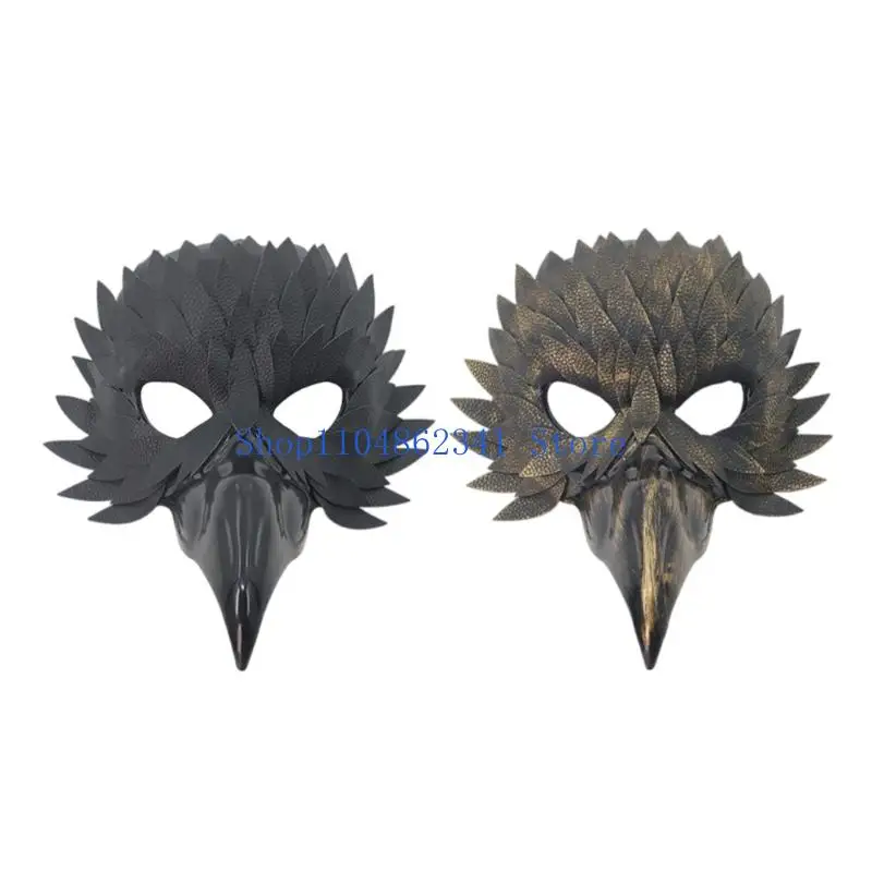 

5asd Maskrades Mask Owl Mask Half Face Animal Mask Costume Mask Halloween Mardi Gras Cosplay Party Mask Bird Mask Gift