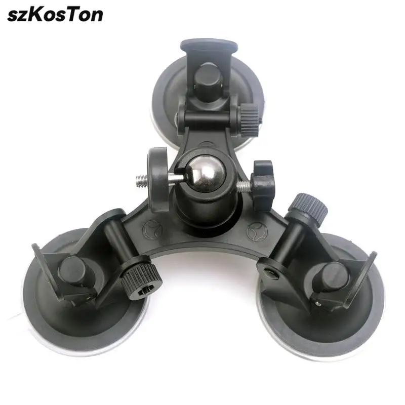 

For Insta360 X4 X3 Accessories Tri-angle Suction Cup Tripod Mount for GoPro Hero 13 12 11 10 9 DJI Osmo Action 3 4 Smartphone