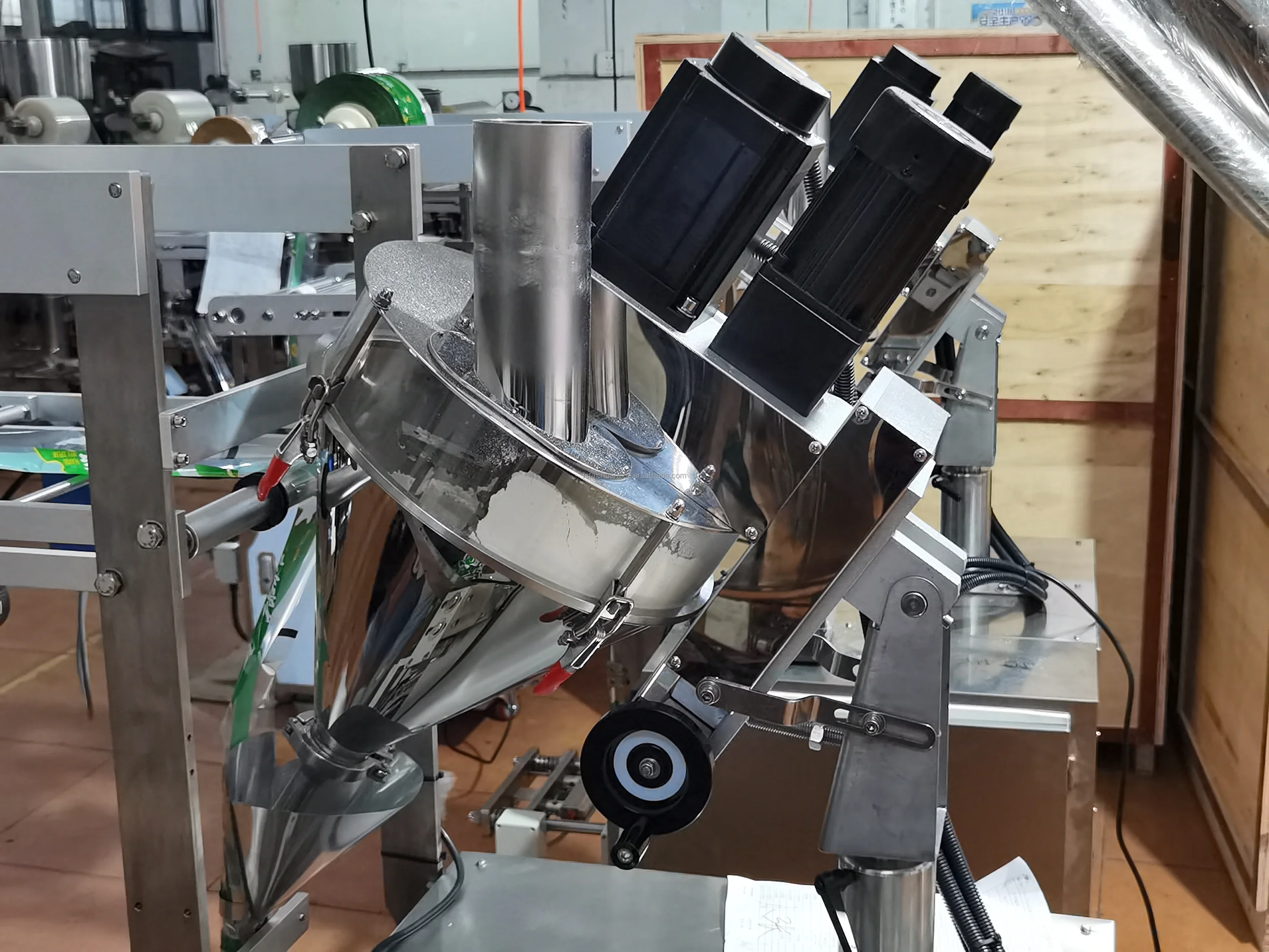 Automatic Auger Filling Bagging Instant Drink Cocoa Coffee Stick Packaging Machine Packing Powder Packing Machine