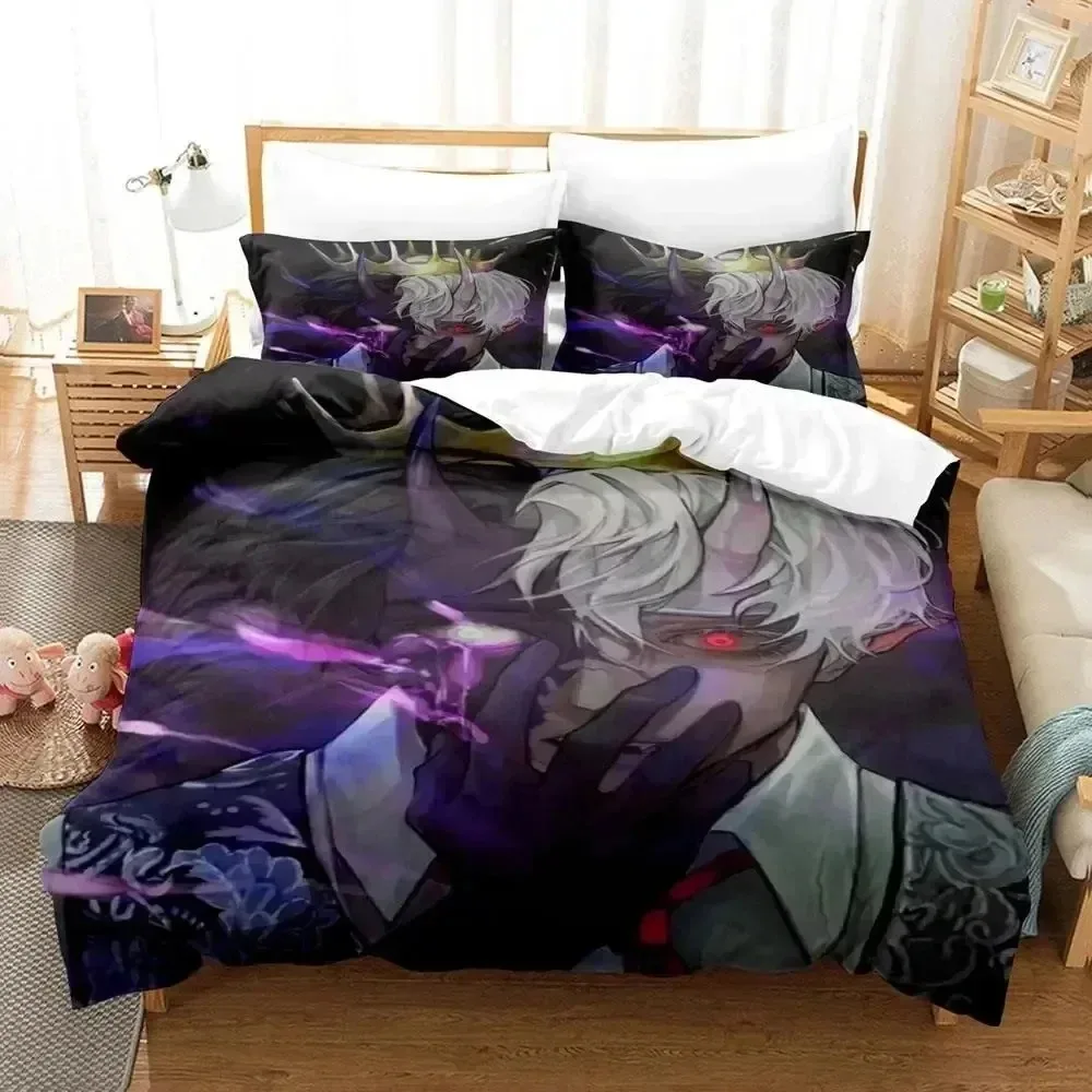 

3D Print Ranboo Bedding Set For Bedroom Soft Modern Bedspreads Comefortable Kids Duvet Cover Quilt Cover And Pillowcase