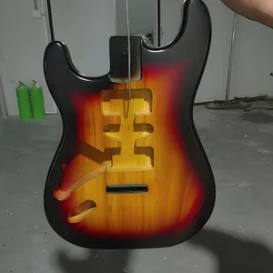Electric guitar body for lefties! Just the body! Guitar body for Canhotos sunset! Not a complete guitar! 6 Main Sales Cannhoto Guitar - №3