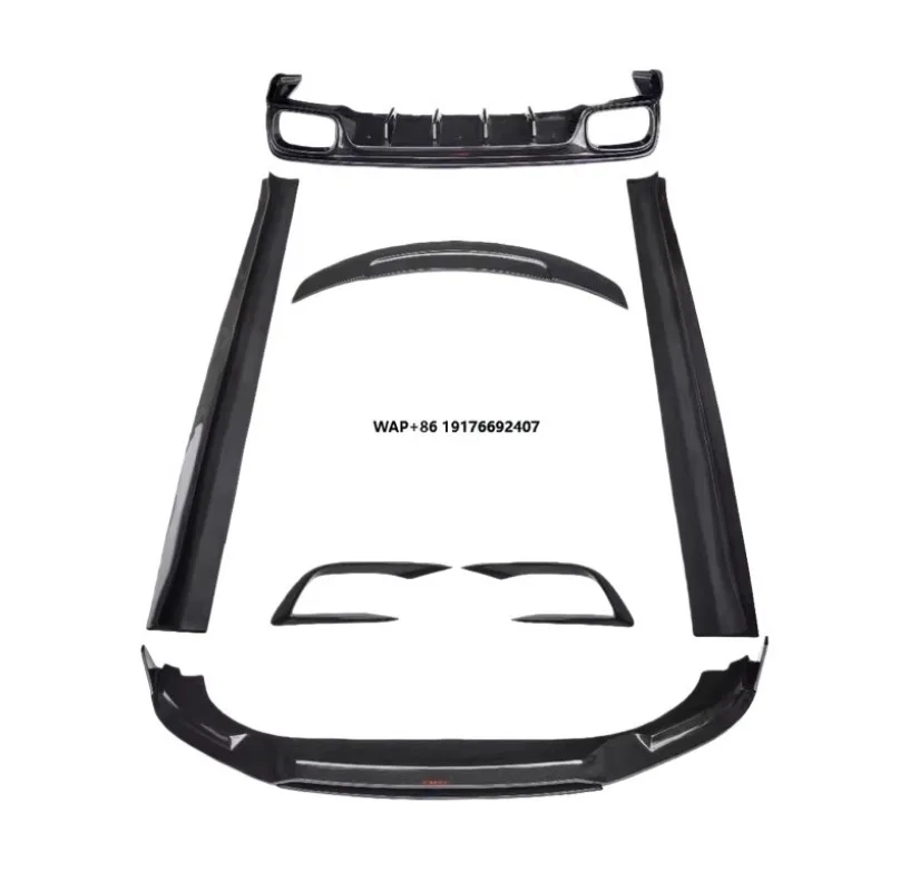 

Car Body Kits for Ghibli 2014-2017 Carbon Fiber Front Rear Bumper Lip Spoiler Side Skirts Parts