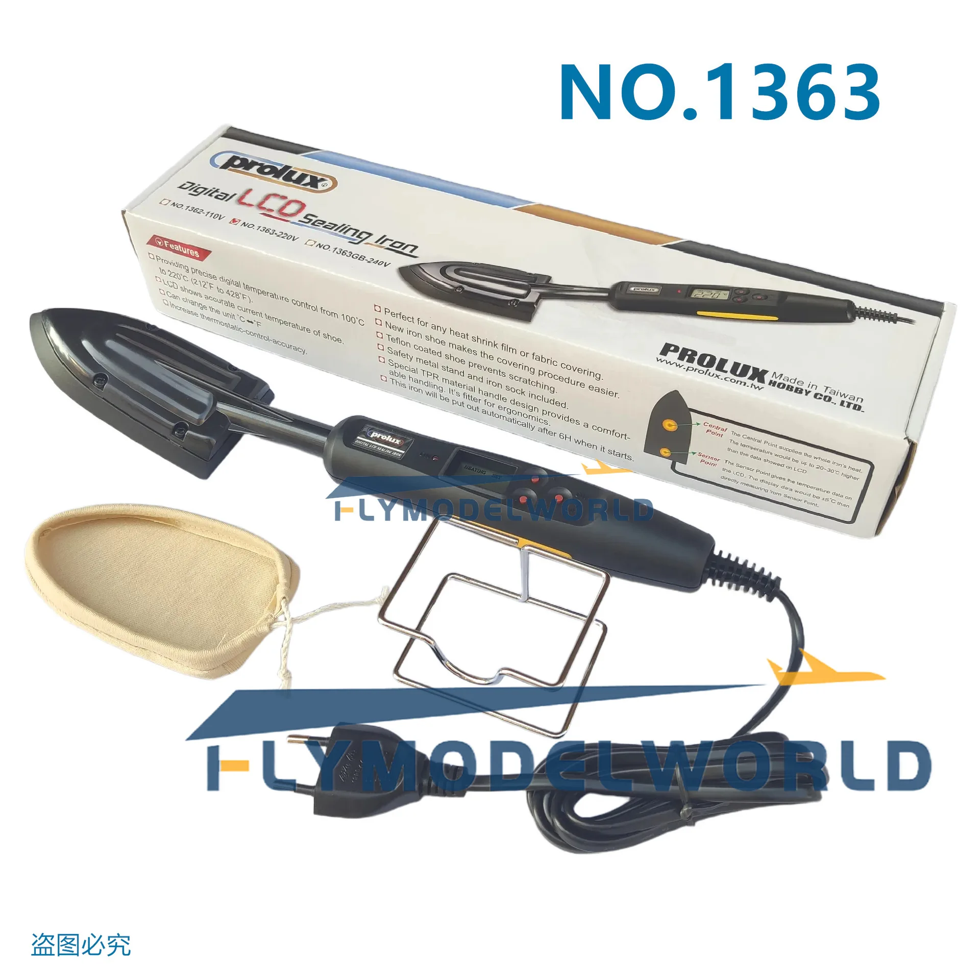 Taiwan Ruiji PROLUX adjustable temperature skin iron, model small iron, with LCD LED display