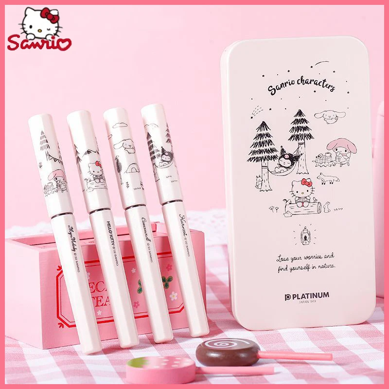 

Sanrio Platinum Little Meteor Pen Cartoon Creative Camping Moment Limited Exclusive Student Office Calligraphy Practice Pen Gift