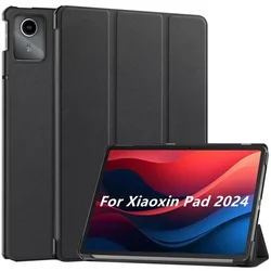 For Lenovo Tab M11 TB330FU TB331FC Xiaoxin Pad 2024 11 inch Tri-Folding Stand Smart Tablet Cover funda for Xiaoxin Pad 2024 Case