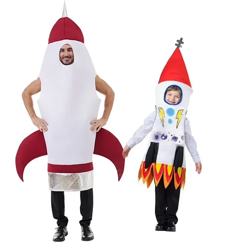 EE01 костюм ракеты для взрослых и детей, костюм на Хэллоуин, детский костюм для выступлений, фестиваля, вечеринки, косплей, комбинезон Ds Rocket Flight S & 0Ww