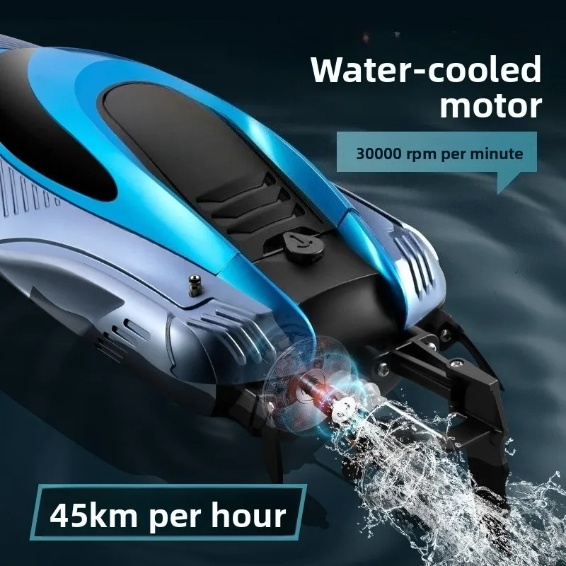 S3 high-horsepower large remote control boat water large high-speed speedboat charging mobile children boy ship model toy