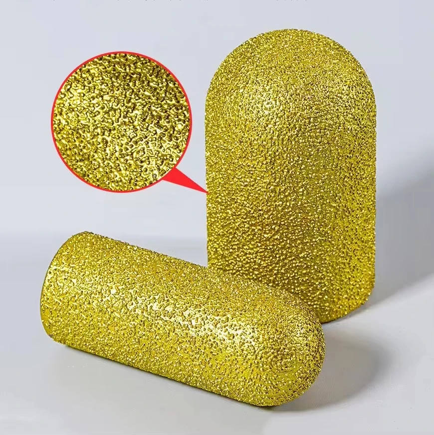 M10 Diamond Brazed Water-Return Grinding Wheel Finger End Mill For Dressing Abrasive Round Tips And Dressing Quartz Stones view 5