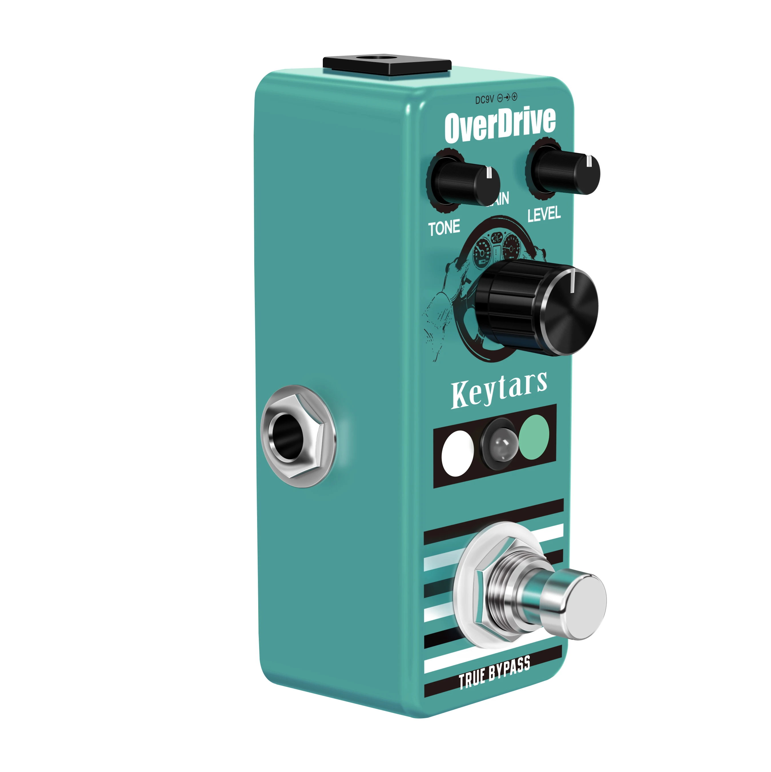 Keytars LEF-302A Guitar Overdrive Pedal Analog Classic Blues Odrive-1 Effect Pedals Mini Size True Bypass