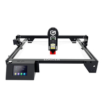 LONGER Ray5 20W Laser Engraver 375x375mm Engraving Area 3.5'' Touchscreen 32-bit Motherboard Support App WIFI USB TF Card Data