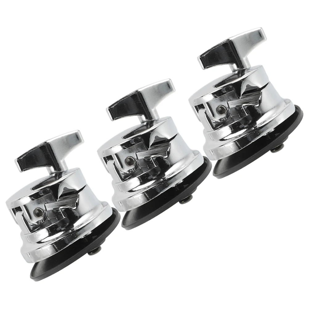 

3pcs Drum Leg Mounting Base Stable Alloy Support Rustproof Floor Tom Accessories Easy Installation for Band Performance