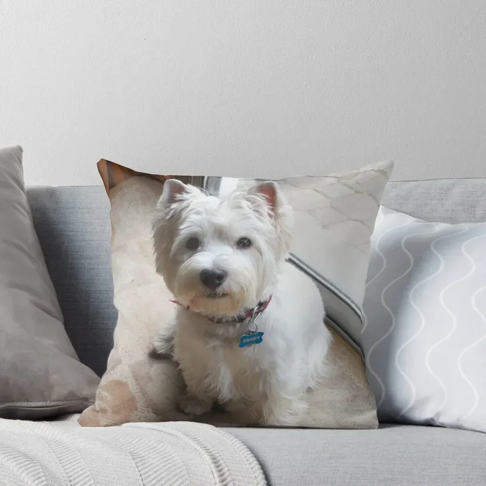 

Is there a Westie translator in the house Throw Pillow anime girl Pillows Aesthetic Christmas Covers Sofa Pillow Cover pillow