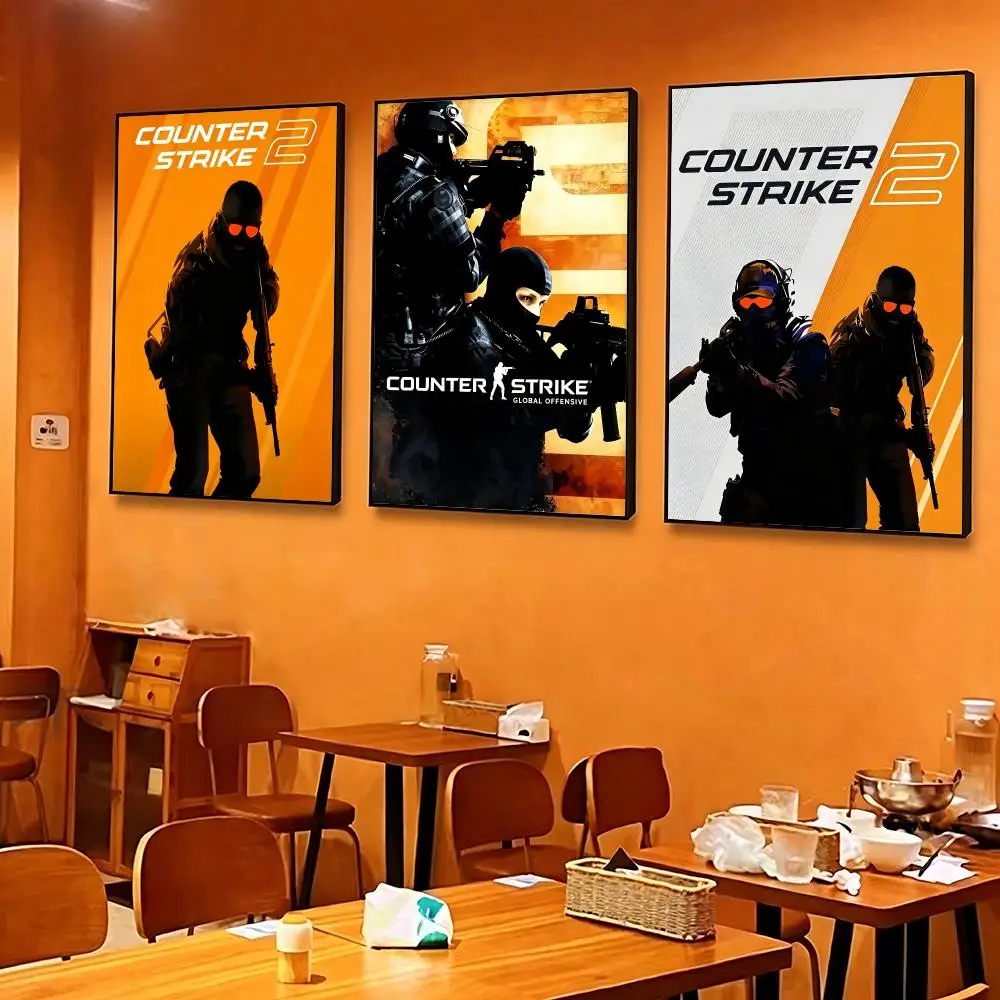game Counter Strike Poster Poster HD Printing Cozy and Warm Style for Home Decor for Bedrooms Cafes Gift Giving