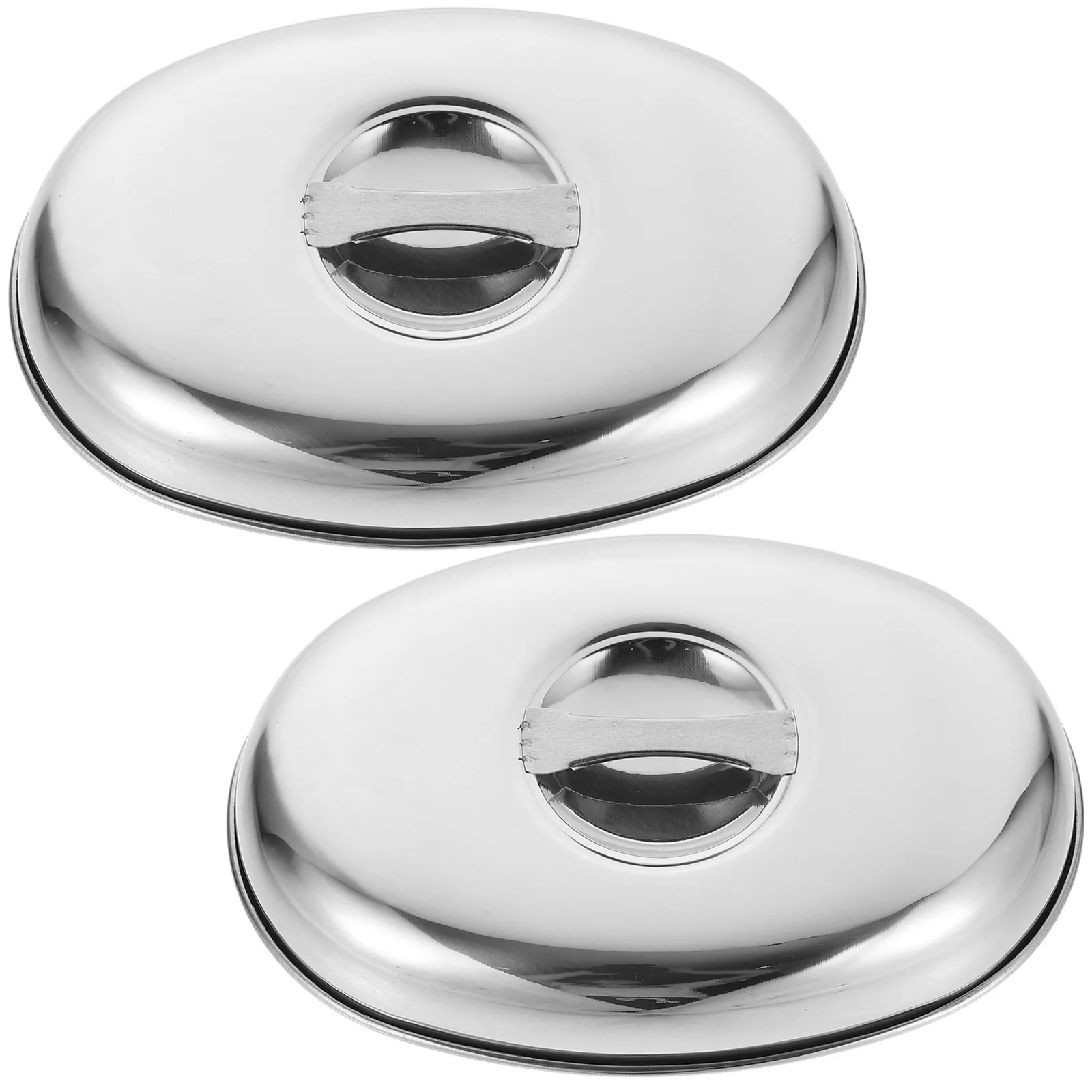 

Stainless Steel Steak Cover 26cm Round Lid Food Protection Melting Dome Home Hotel Restaurant Practical Kitchen Barware