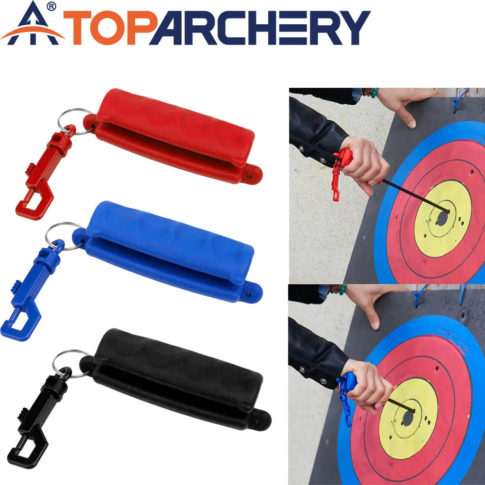 

No-Slip Arrow Puller Extractor Tool Rubber Grip Archery Arrow Remover for Target/3D Shooting Archery Accessories