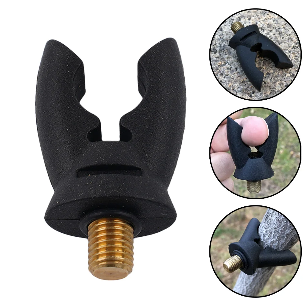 Fishing Rod Holder Carp Fishing Pole Rest Coarse Carp Fish Tackle Gripper Rest Butt Rod Holder Head With 3/8 Thread Pesca Tools