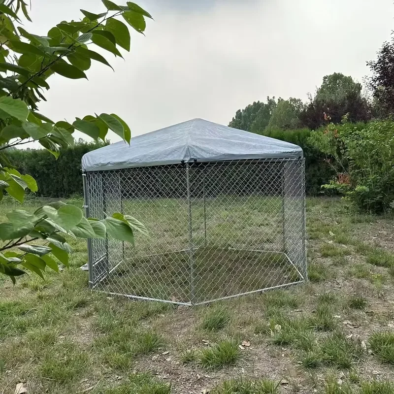 Reliable Quality & Convenient Installation Metal Hexagonal Dog Cage Iron Pet House Sustainable Feature