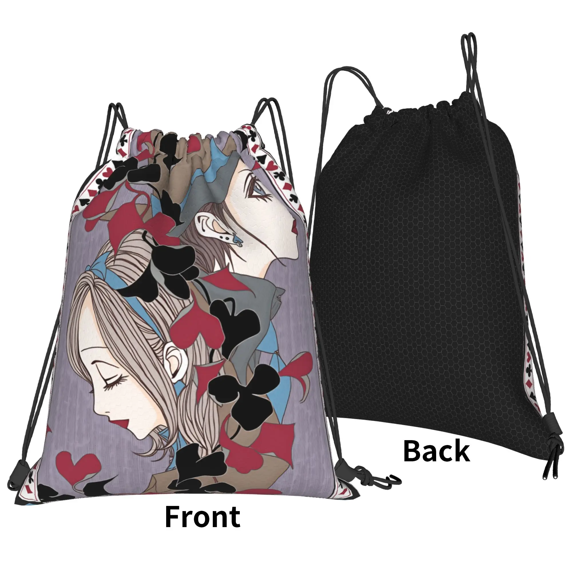 Nana Osaki Comics Drawstring Bag  Sports Yoga Students BackpacksWaterproof Retro Sackpack String Bags