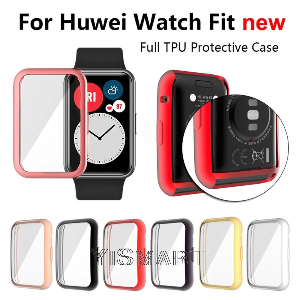 حافظة واقية لساعة هواوي تناسب ساعة ذكية جديدة مطلي بولي يوريثان الوفير في جميع أنحاء حامي الشاشة لساعة هواوي صالح