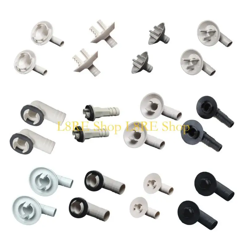 L8RE 2pcs Air Conditioner Drain Connector Elbow Fitting Air Conditioner Repair Tool