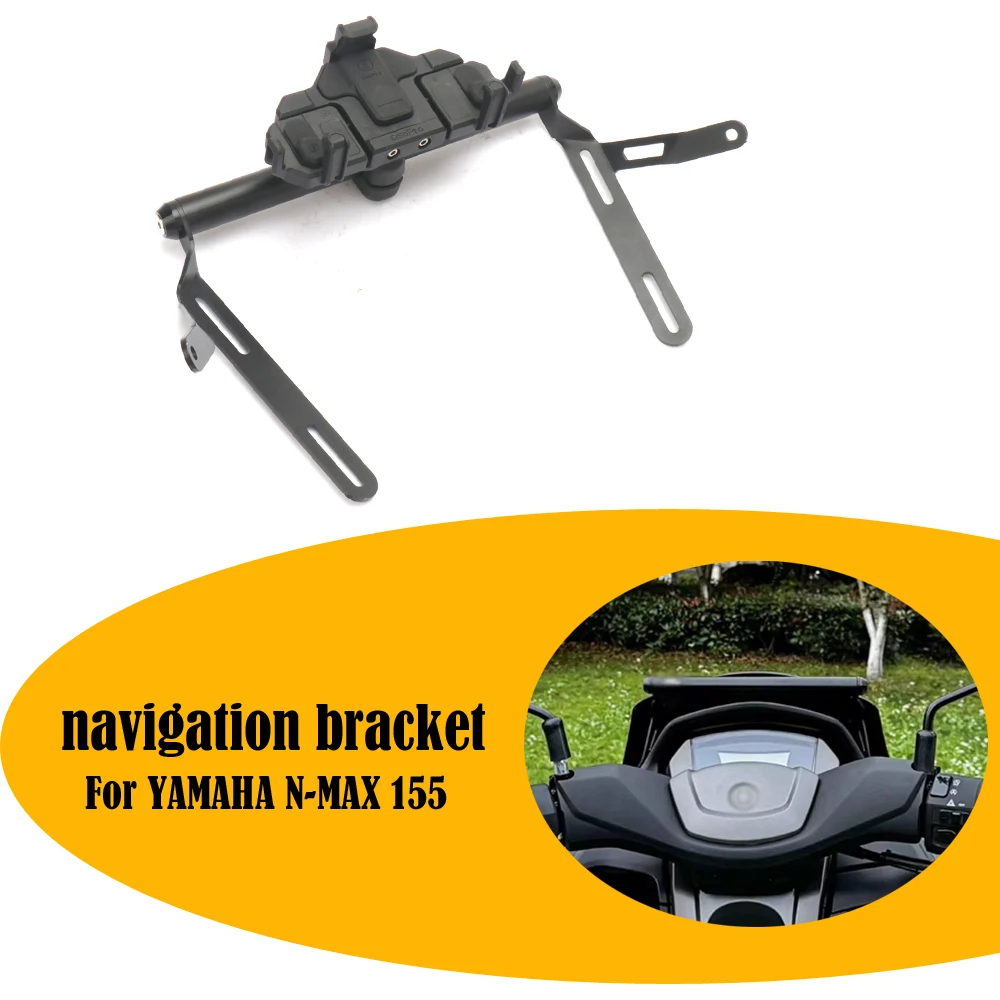 

NEW Motorcycle Parts For YAMAHA N-MAX155 NMAX 155 Navigation Bracket Holder GPS Phone Stand 2020 2021 2022 2023 2024
