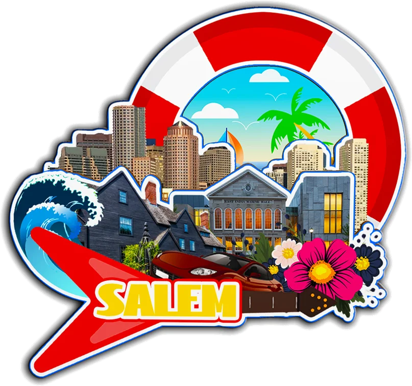 مغناطيس ديكور لكامبريدج سالم Worcester بوسطن كيب كود ماساتشوست الولايات المتحدة الأمريكية مدينة لاندمارك ملصقات الثلاجة الخشبية ثلاثية الأبعاد #2