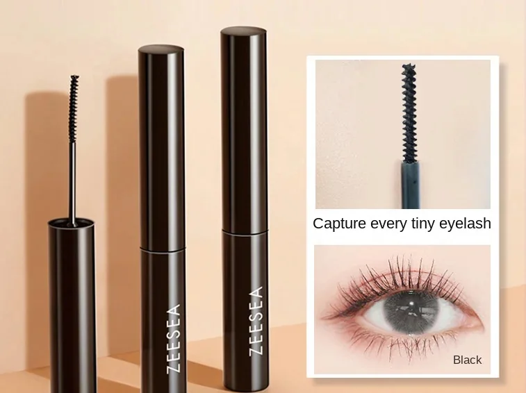 

Fine brush head, eyelash setting, primer, mascara for women, waterproof, slender, curled, non-smudging, extremely fine.