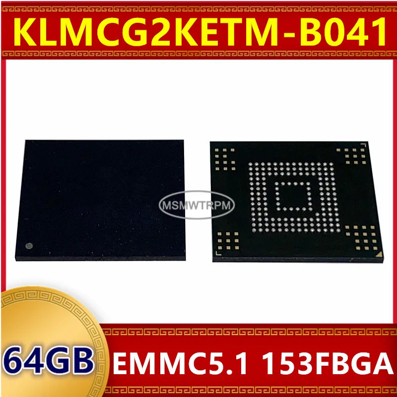 메모리 칩 IC KLMCG2UCTB-B041 KLMCG2UCTA-B041 KLMCG2KETM-B041 64GB EMMC5.1 153FBGA 집적 회로 새로운 원본 재고 있음