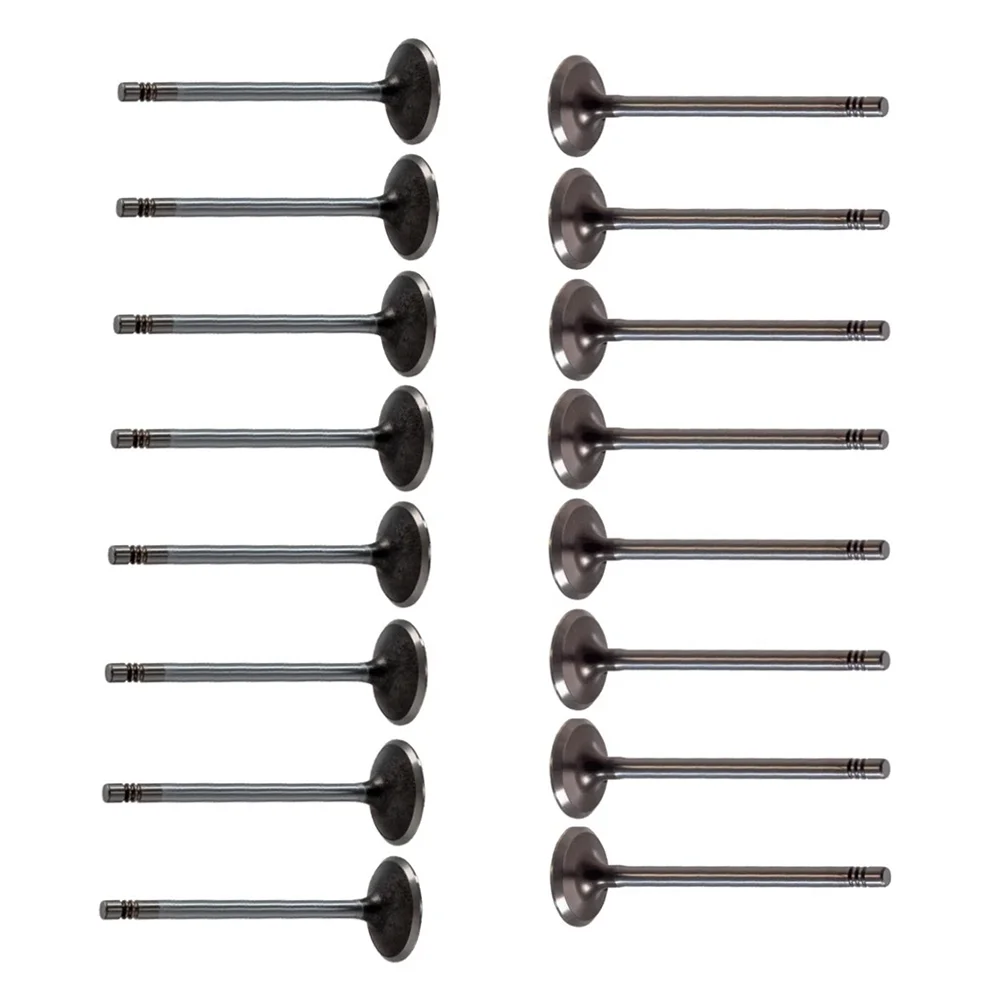 

16pcs Intake & Exhaust Valve Set Fit For BUICK CHEVROLET PONTIAC GMC SATURN 2.0 2.4 L T GAS A20 Z20 A22 Z22 LTG LE5 2005-2017