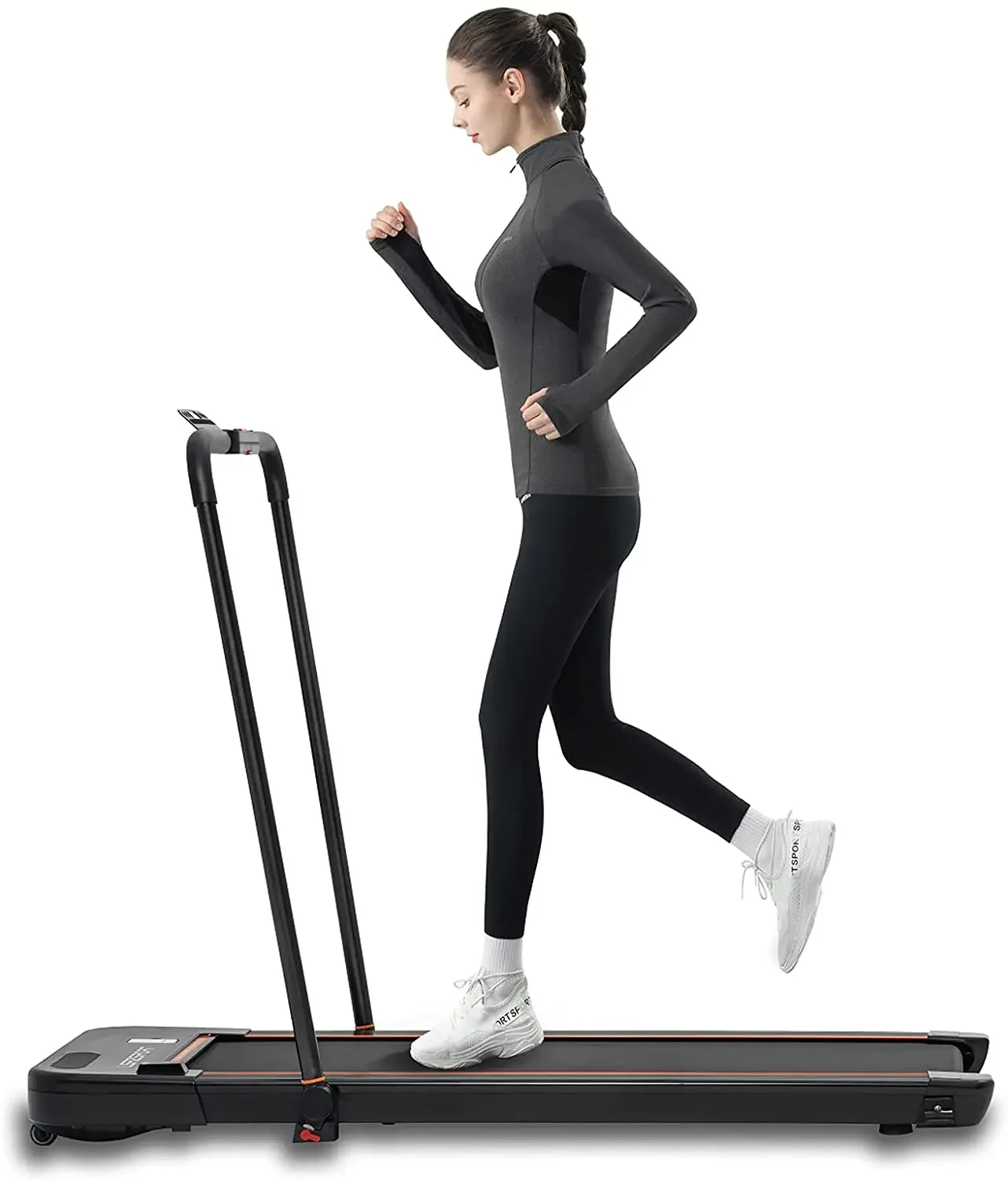 Folding Treadmill Small Fitness Equipment Under Desk Electric Treadmill