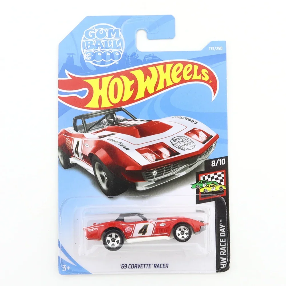 

2019-173 Hot Wheels 59 CORVETTE RACER Mini Alloy Coupe 1/64 Metal Diecast Model Car Kids Toys Gift